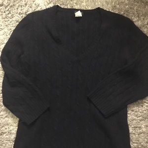 J Crew cable knit sweater